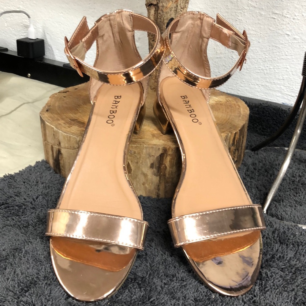 Bamboo Rose Gold dress shoes‎